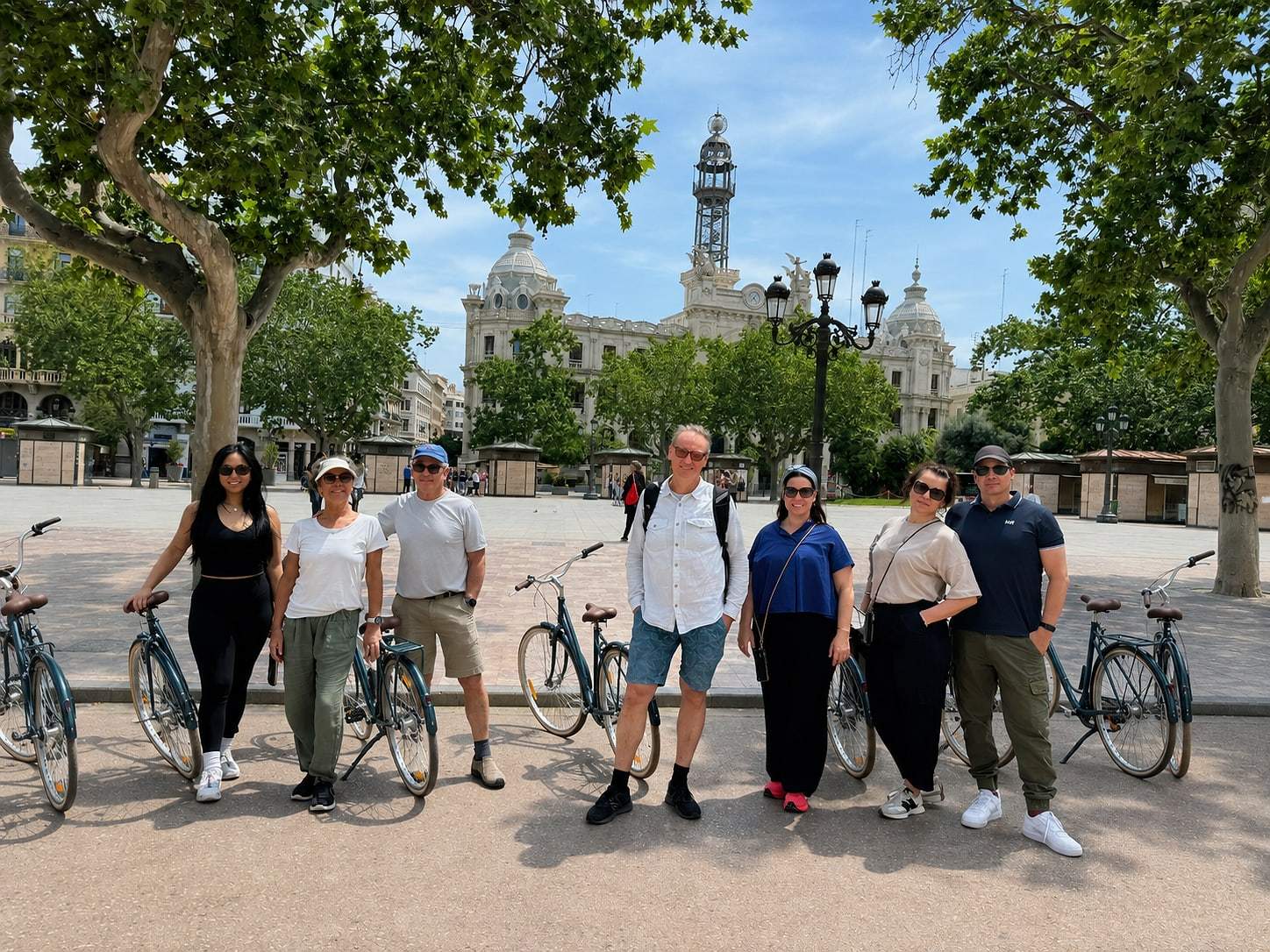 A stop on the daily small-group bike tour