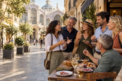 Illustrative preview of a Valencia tapas walking tour